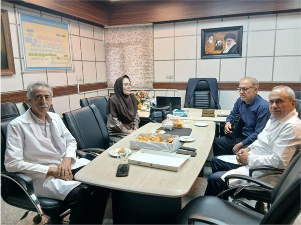 بازدید معاونت محترم تحقیقات و پژوهش دانشگاه علوم پزشکی از مرکز دکتر محمد کرمانشاهی