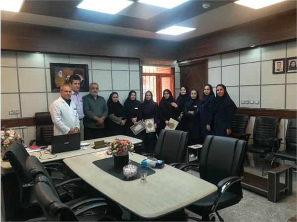 تجدید میثاق با آرمان های امام و امام شهدا و تکریم ایثارگران پرستاری