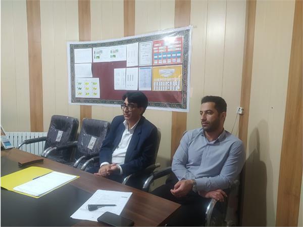بازدید معاون سیاسی، امنیتی و اجتماعی فرمانداری شهرستان هرسین از شبکه بهداشت و درمان