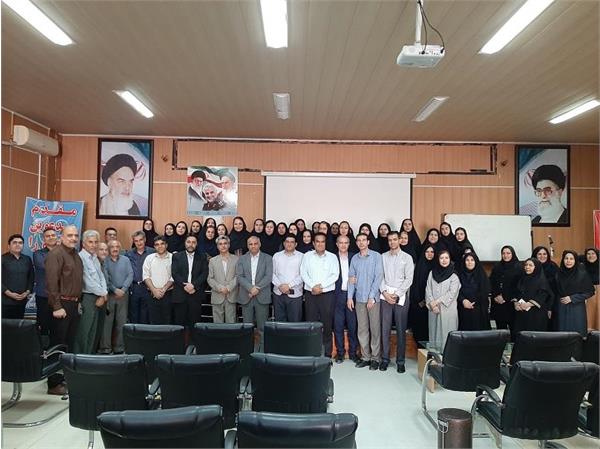 تقدیر از خدمات رئیس پیشین مرکز بهداشت شهرستان کرمانشاه