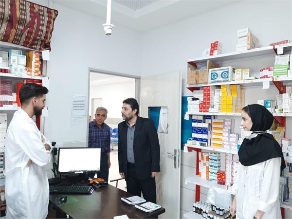 بازدید رئیس مرکز بهداشت شهرستان کرمانشاه از مرکز خدمات جامع سلامت شبانه ‌روزی کوزران