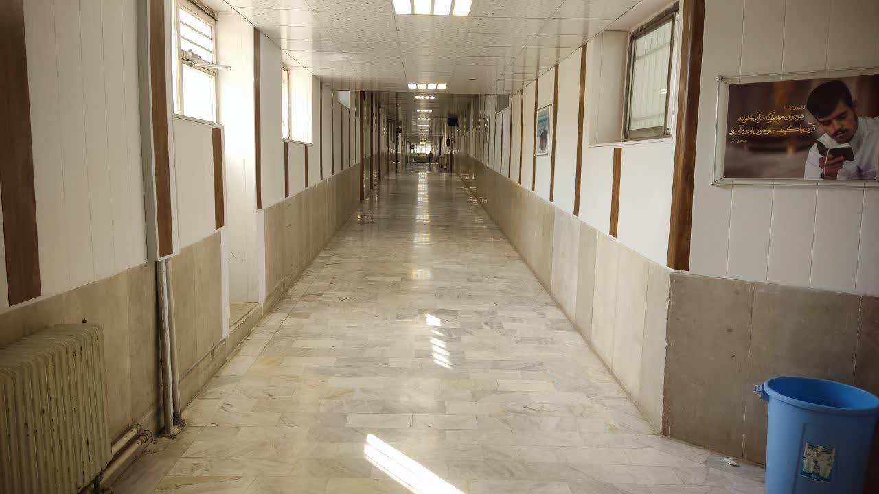 اجرای عملیات نظافت کلی و شستشو در دانشکده2